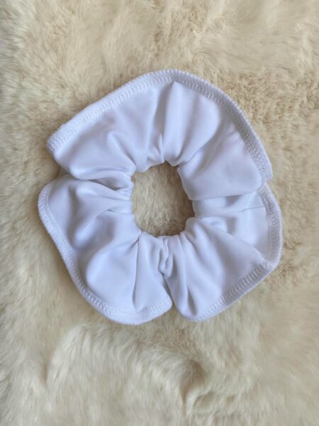 Chouchou blanc mat