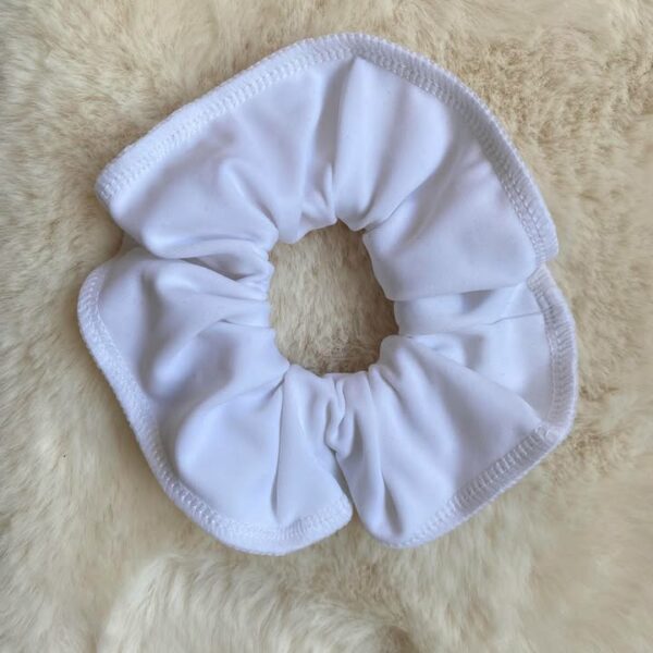 Chouchou blanc mat
