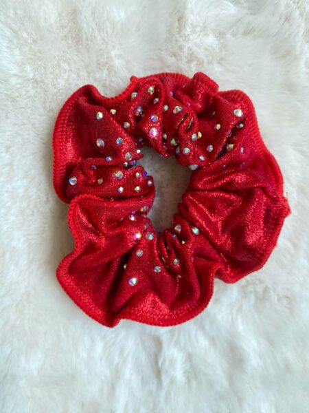 Chouchou strassé rouge