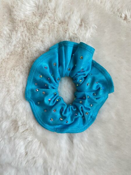 Chouchou strassé bleu