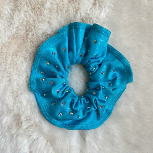 Chouchou strassé bleu