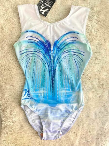 Justaucorps Milano blanc & bleu