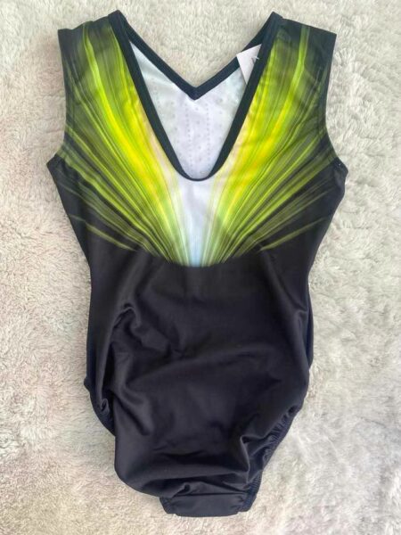 Justaucorps Milano noir & vert – Image 2