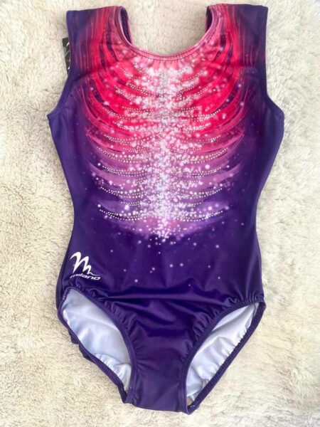 Justaucorps Milano violet & rose