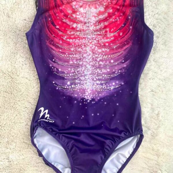 Justaucorps Milano violet & rose