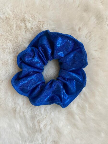 Chouchou bleu brillant