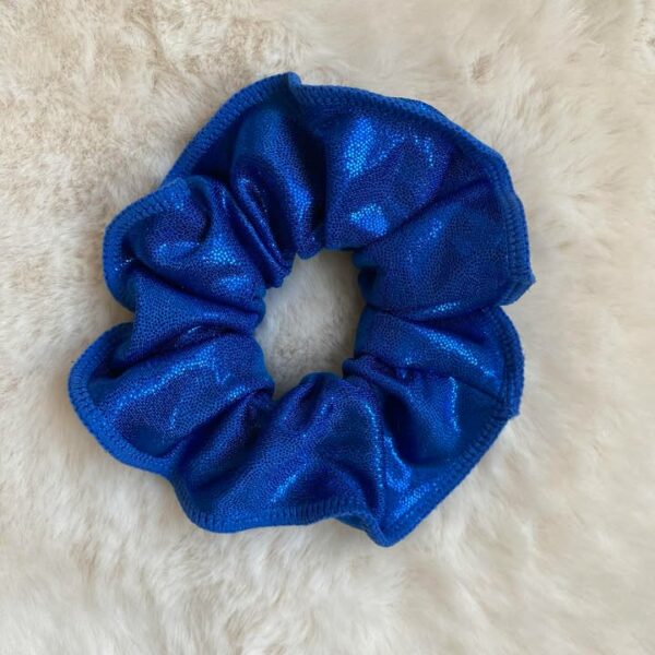 Chouchou bleu brillant