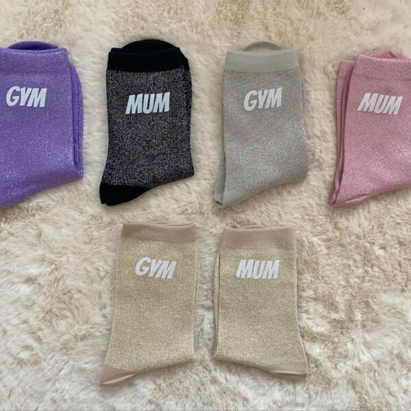 Chaussettes pailletées GYM MUM