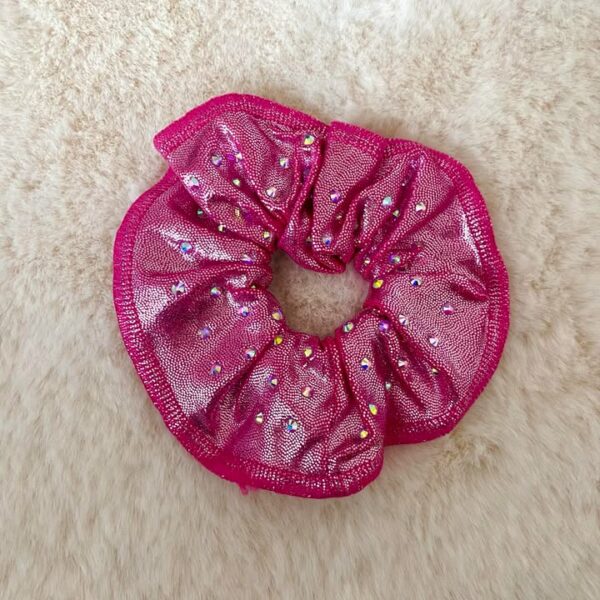 Chouchou strassé rose