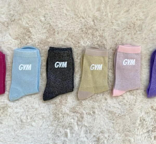 Accessoires gymnastique chaussettes pailletées gym