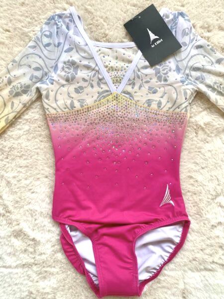 Justaucorps gym compétition manches longues AC Eiffel