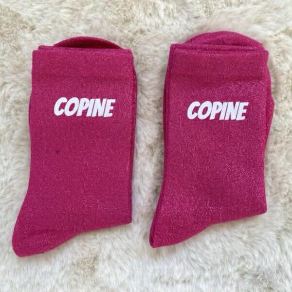 Lot de deux paires de chaussettes pailletées copine de gym