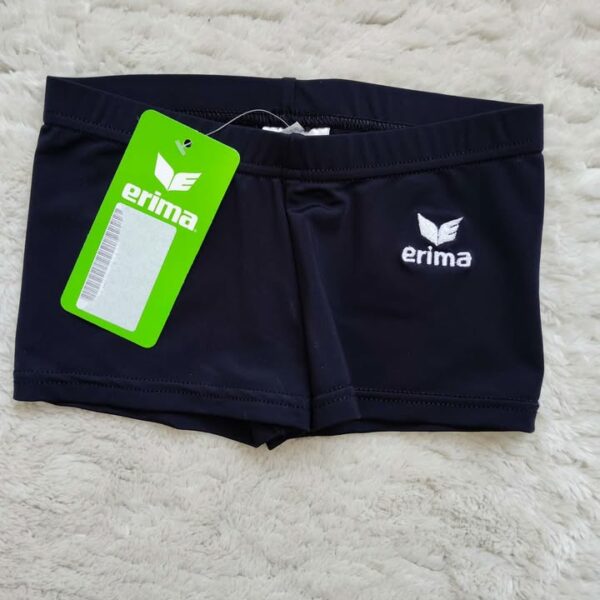 Short Gymnastique Fille Erima Noir Mat