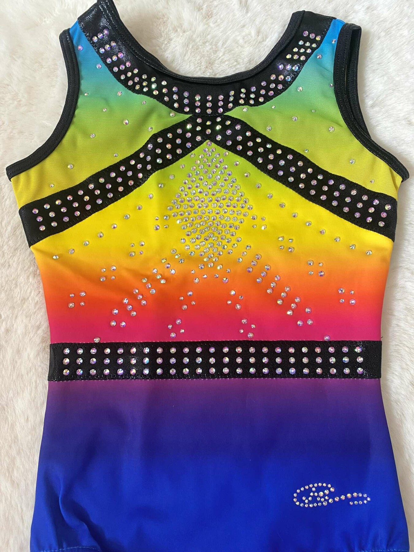 Justaucorps sans manche RC Leotards Rainbow – Image 2