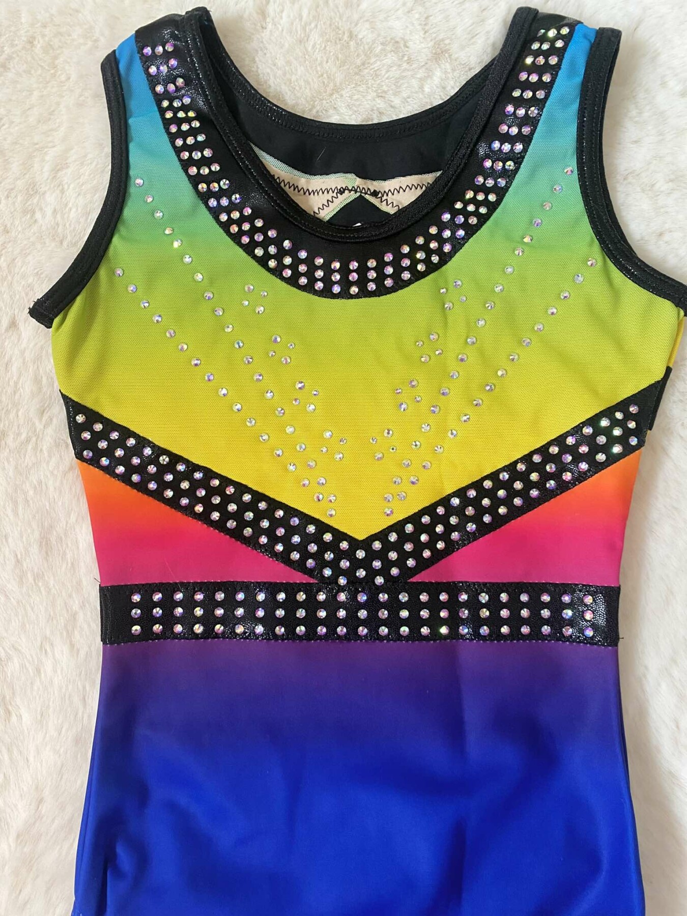 Justaucorps sans manche RC Leotards Rainbow – Image 3