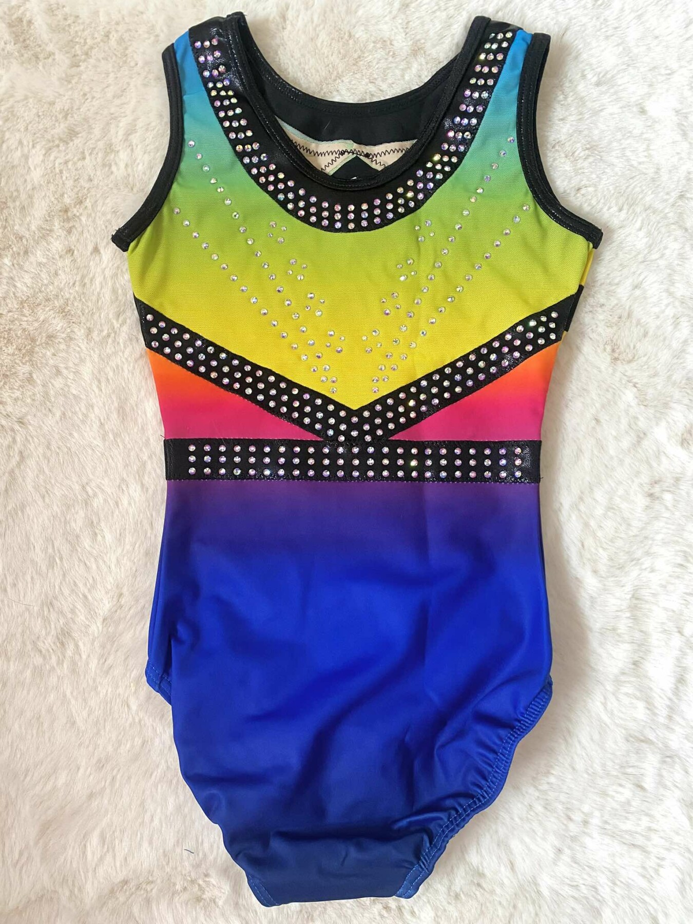 Justaucorps sans manche RC Leotards Rainbow – Image 4